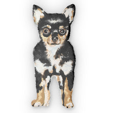Load image into Gallery viewer, Chihuahua Pet-Shaped Pillow — Custom Dog Portrait Pillow