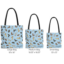 Load image into Gallery viewer, Dachshund Tote Bag - Blue