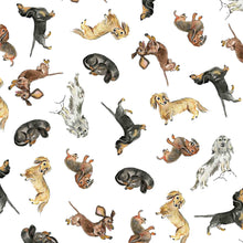 Load image into Gallery viewer, Dachshund Tote Bag - White