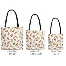 Load image into Gallery viewer, Golden Retriever Tote Bag - White