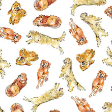 Load image into Gallery viewer, Golden Retriever Tote Bag - White