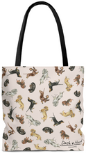 Load image into Gallery viewer, Dachshund Tote Bag - Blush