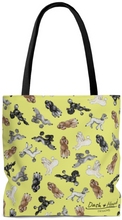 Load image into Gallery viewer, Poodle Tote Bag - Yellow