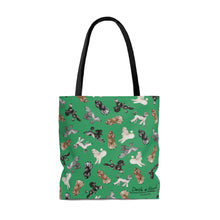 Load image into Gallery viewer, Poodle Tote Bag - Green
