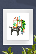 Load image into Gallery viewer, Black Lab Home Print (Frame Not Included)