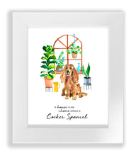 Load image into Gallery viewer, Cocker Spaniel Home Print (Frame Not Included
