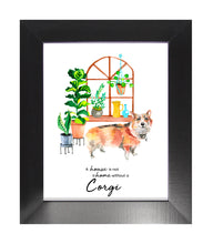 Load image into Gallery viewer, Corgi Home Print (Frame Not Included)