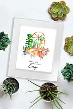Load image into Gallery viewer, Corgi Home Print (Frame Not Included)