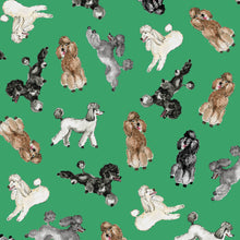 Load image into Gallery viewer, Poodle Tote Bag - Green