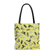 Load image into Gallery viewer, Poodle Tote Bag - Yellow