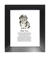 Load image into Gallery viewer, Shih Tzu Poem Print (Frame Not Included)