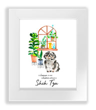 Load image into Gallery viewer, Shih Tzu Home Print (Frame Not Included)
