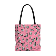 Load image into Gallery viewer, Husky Tote Bag - Dark Pink