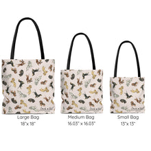 Load image into Gallery viewer, Dachshund Tote Bag - Blush
