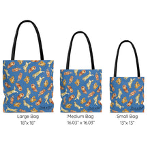 Load image into Gallery viewer, Golden Retriever Tote Bag - Blue
