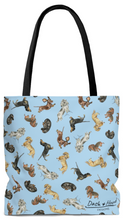 Load image into Gallery viewer, Dachshund Tote Bag - Blue

