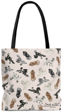 Load image into Gallery viewer, Poodle Tote Bag - Light Pink
