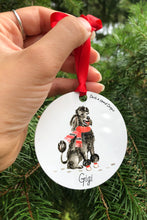 Load image into Gallery viewer, Poodle Aluminum Ornament
