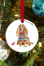 Load image into Gallery viewer, Cocker Spaniel Aluminum Ornament
