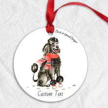 Load image into Gallery viewer, Poodle Aluminum Ornament
