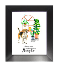 Load image into Gallery viewer, Beagle Home Print (Frame Not Included)
