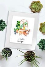 Load image into Gallery viewer, Corgi Home Print (Frame Not Included)
