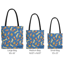 Load image into Gallery viewer, Golden Retriever Tote Bag - Dark Blue

