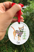 Load image into Gallery viewer, Chihuahua Aluminum Ornament
