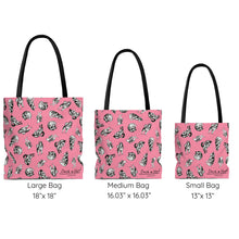 Load image into Gallery viewer, Husky Tote Bag - Dark Pink
