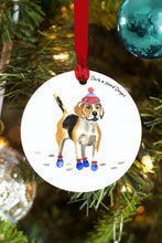 Load image into Gallery viewer, Beagle Aluminum Ornament
