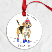 Load image into Gallery viewer, Beagle Aluminum Ornament
